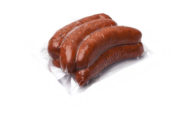 wurst on white background