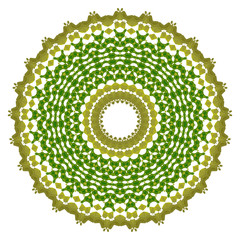 Colorful bright vector illustrated mandala.