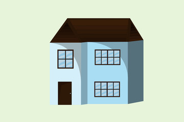 house building design.vector and illustration