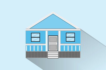 house building design.vector and illustration