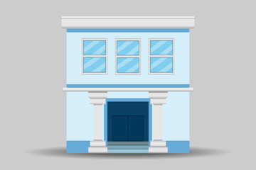 house building design.vector and illustration