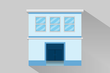 house building design.vector and illustration