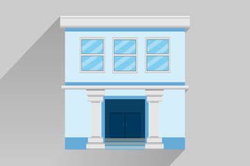 house building design.vector and illustration