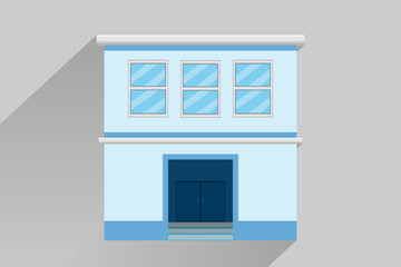 house building design.vector and illustration