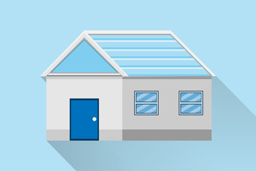 house building design.vector and illustration