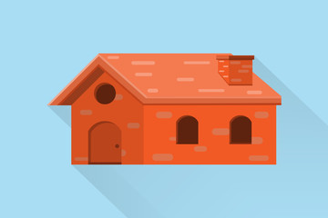 house building design.vector and illustration