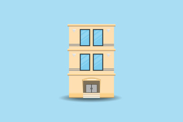 house building design.vector and illustration
