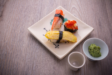 japanese sushi set