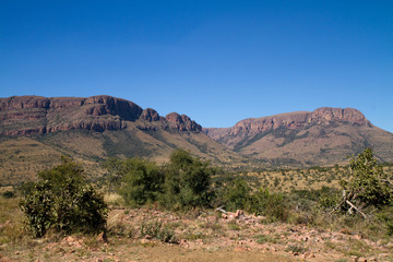 Fototapeta na wymiar canyons of the marakele national park in south africa