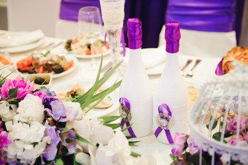 wedding banquet in a restaurant