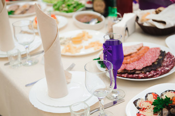 wedding banquet in a restaurant