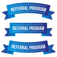 Referral Program ribbon set