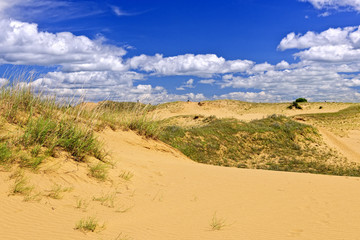 Desert landscape in Manitoba, Canada