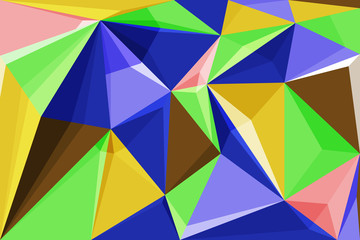 Fototapeta premium abstract polygon art wallpaper background.vector and illustration
