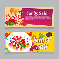 candy sale banner