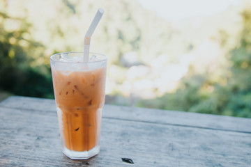 Milk ice tea, Thai drink