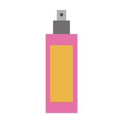 facial cream bottle icon over white background colorful design vector illustration