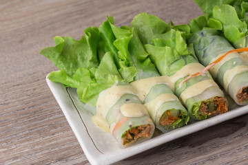 Dieting healthy salad for healthy lifestyle concept