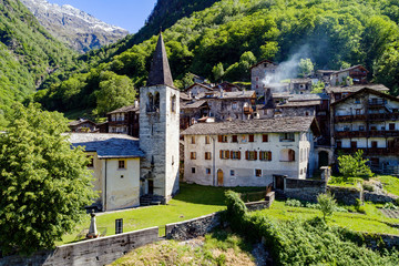 Savogno - Valchiavenna (IT) - Vista aerea