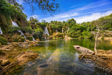 Kravice waterfall in Bosnia and Herzegovina