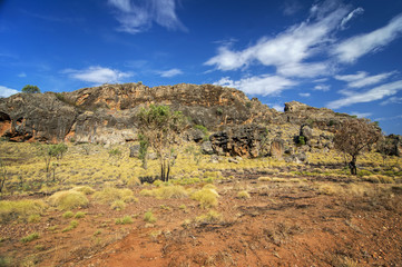 Fototapeta na wymiar Rock Formation at the Outback – Western Australia
