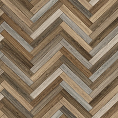 Seamless wood parquet texture (herringbone various)