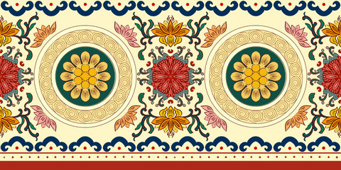 Chiński ornament - bordiura © Asfodel