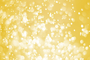 Gold bokeh , abstract background