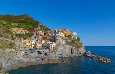 Fototapeta na wymiar Manarola Cinque Terre Ligurien Italien