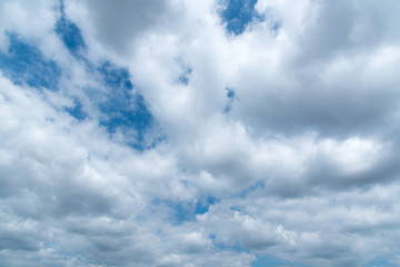 blue sky and white clouds