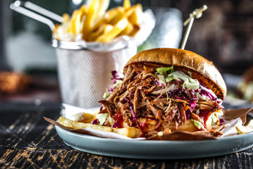 Pulled Pork (burger zubereitung)