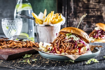 Pulled Pork (burger zubereitung)