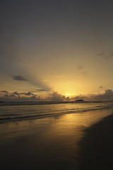 Sonnenuntergang in Asien