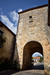 The old bastide of Monpazier, Dordogne, France