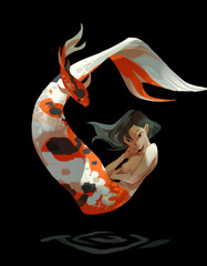 koi mermaid