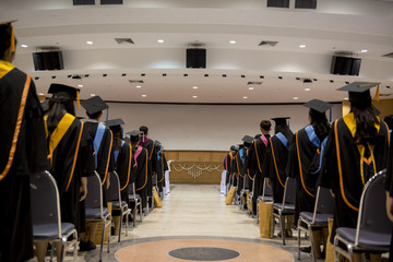 Award Ceremony for Graduates In the auditorium