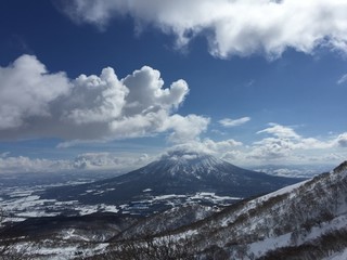 Snow resort in Japan