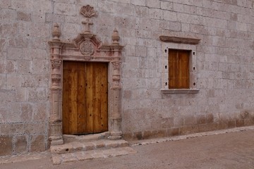 Fototapeta na wymiar Mission San Francisco de Borja, Baja California, Mexico