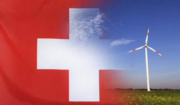 Concept Clean Energy in Switzerland - Powered by Adobe