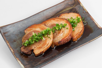Pork leg fried with sweet sauce