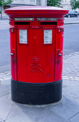 Red letterbox