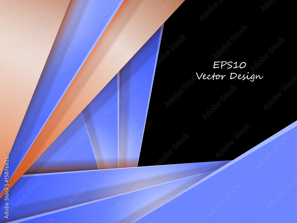 Aufkleber bright vector modern frame over black. colorful background with copy space. elements for design. eps