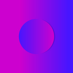 Colorful bright background abstract light with round inscription object
