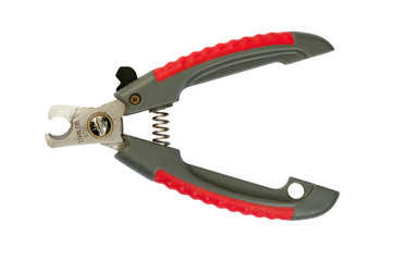 Nail clipper for pet isolated on white background