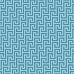 Classic meander seamless pattern.