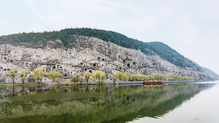 Fototapeta premium panoramic view of West Hill with caves