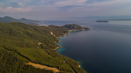 aerial view of the Thassos