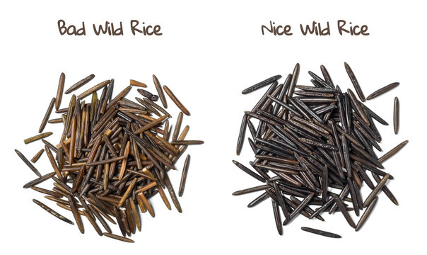 bad wild rice and nice wild rice