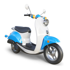 Obraz premium Klasyczna hulajnoga retro