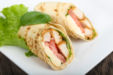 Chicken bread roll